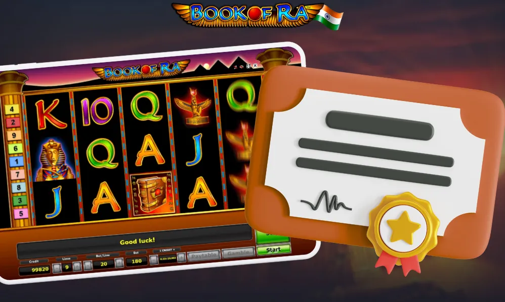 Book Of Ra licencias y certificaciones de seguridad